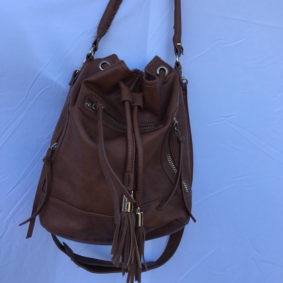 Cross body + handle leather purse - Picture 3 of 5